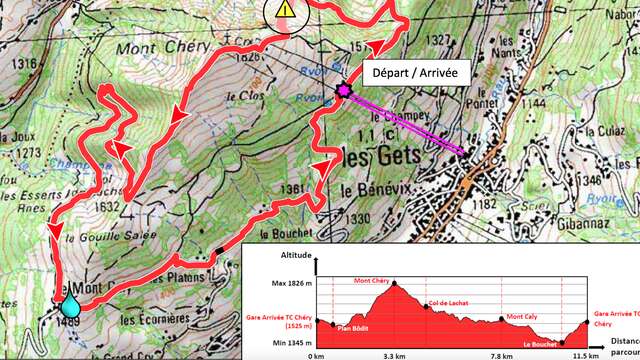 Trail 19-Rouge-Les Crêtes du Mont-Chéry