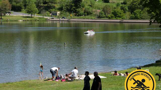 BAIGNADE INTERDITE Plan d'eau des Prades - St-Rémy-sur-Durolle