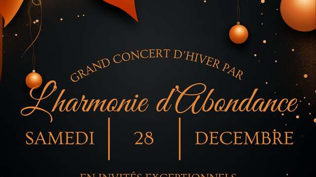 Concert de Noël de l’Harmonie d’Abondance