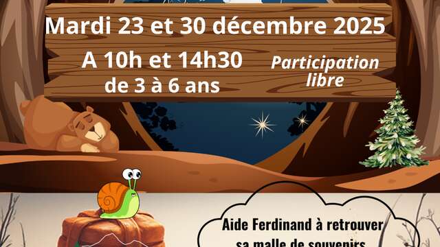 Chasse au trésor - Ferdinand l'escargot et l'ours des cavernes