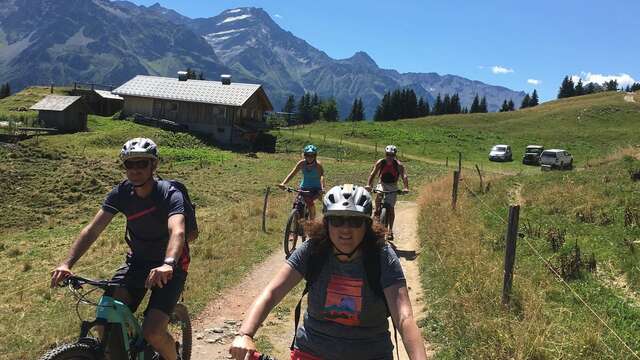 Rando VTT électrique et terroir à l’alpage de Porcherey