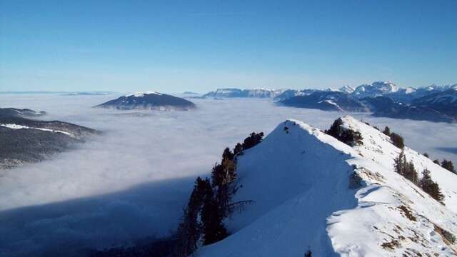Itinéraire balisé de ski de randonnée "Les Crêtes"