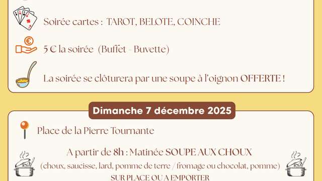 Soirée cartes - Téléthon