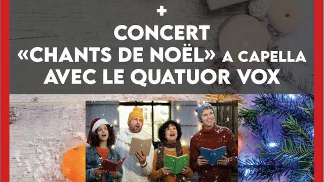 "Ô Fondues" evening + Live concert of Christmas carols with Quatuor Vox