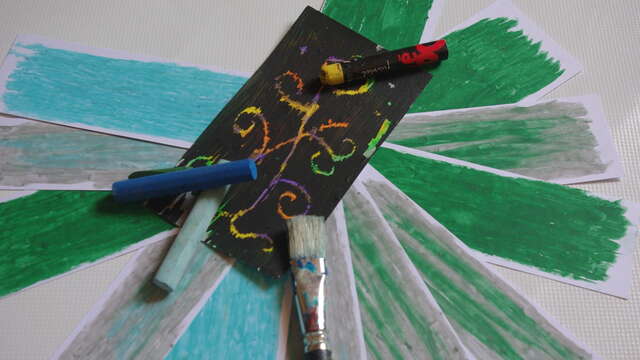 Atelier Carte à gratter à Salagon