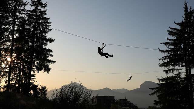 Accrobranche Nocturne - Parc Aventure aux 7 Laux Belledonne Outdoor