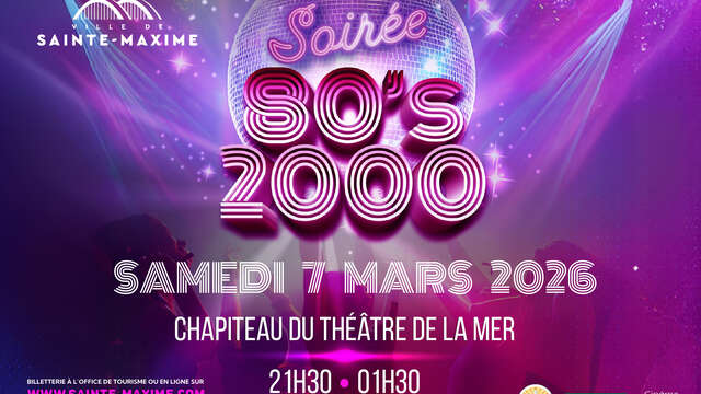 Soirée années 80 à 2000