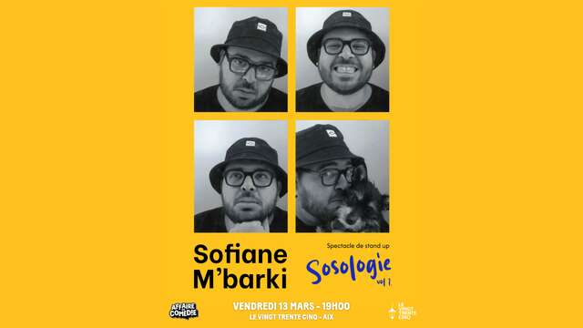 Sofiane M'Barki dans "Sosologie"