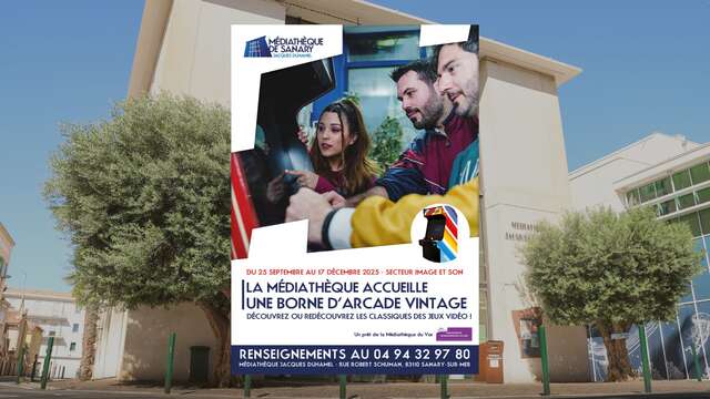 Die Mediathek beherbergt einen Vintage-Arcade-Automaten