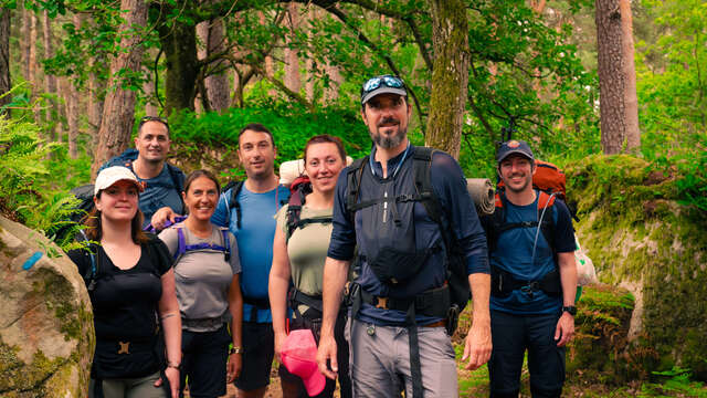 Randonnée et Bivouac en Auvergne accompagnée 4 jours