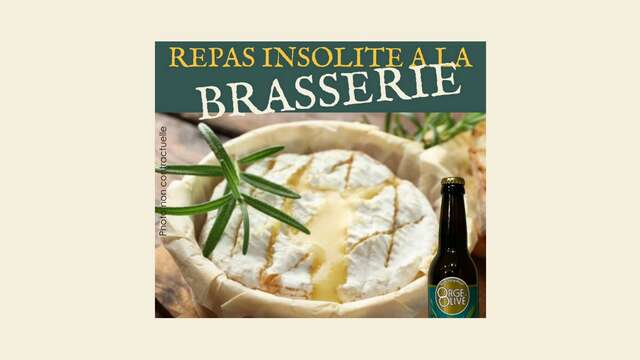 Ungewöhnliches Essen in der Brauerei „Brasserie artisanale des Alpilles“