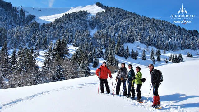 Snowshoe itinerary : Fremoux