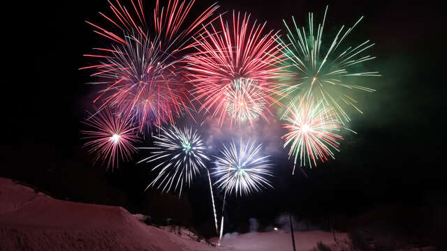 Nouvel an : grand feu d'artifice