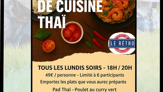 Thai cooking classes at Le Rétro