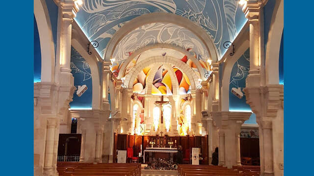 Vocal quintet at Sainte Madeleine church