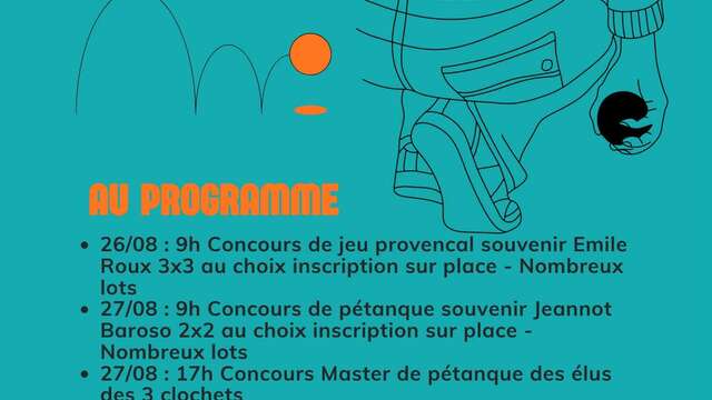 Pétanque- und provenzalisches Spieleturnier