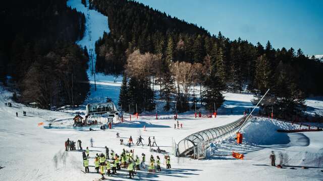 Espace luge à la station d'Ascou