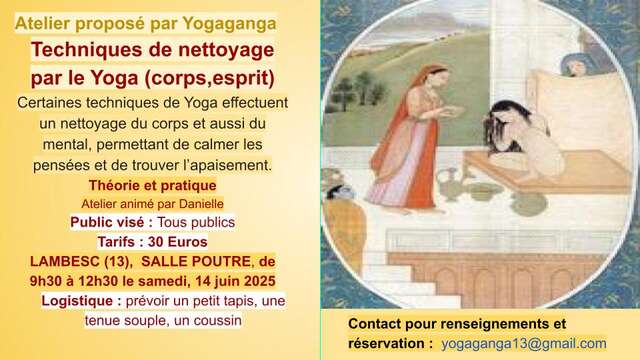 Atelier Yoga : Techniques de nettoyage par le Yoga (corps, esprit)