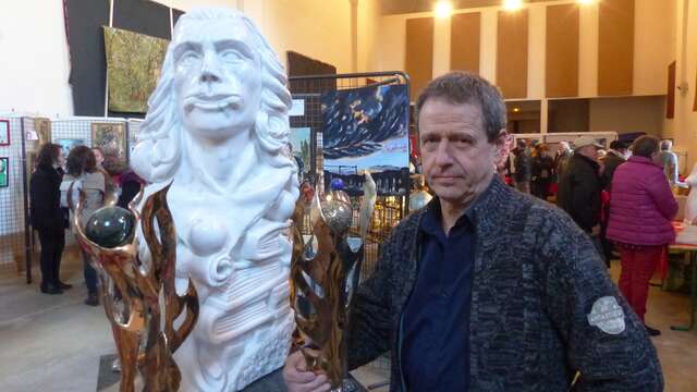 Portes ouvertes de l'atelier de sculpture de Jean-Michel Chapuis