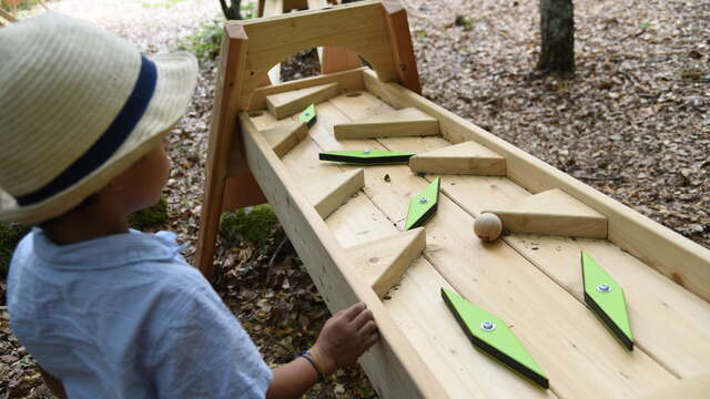 Roule ma boule - parcours de boule en bois