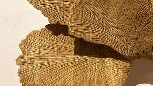 Exposition Agnès K. sculpture sur bois