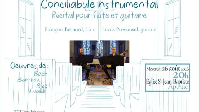 Conciliabule instrumental, récital pour flûte et guitare - Concert