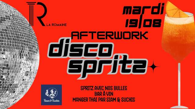 Afterwork 'DiscoSpritz' - Cave la Romaine