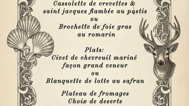 Réveillon du nouvel an à l'Aire d'Arles