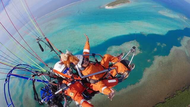 15 min tandem paramotor flight