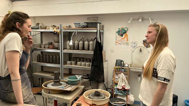Atelier "découverte du tournage et de la terre" avec Huit cents grammes #17 - Journées Européennes des Métiers d'Art