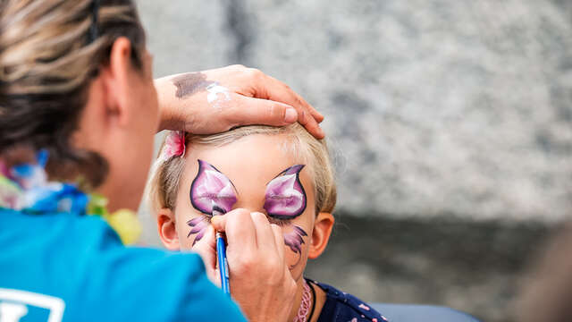 Jeudi soir à Praz - maquillage pour enfants