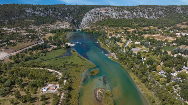 Lac de Quinson - Montmeyan Plage