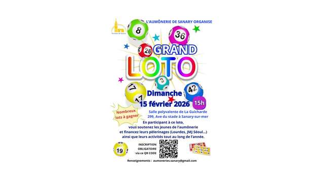 Grand loto par l'Aumônerie de Sanary