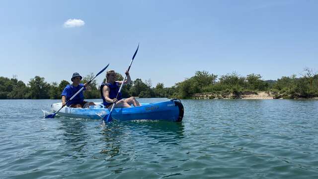 Canoë à la base de Longeville