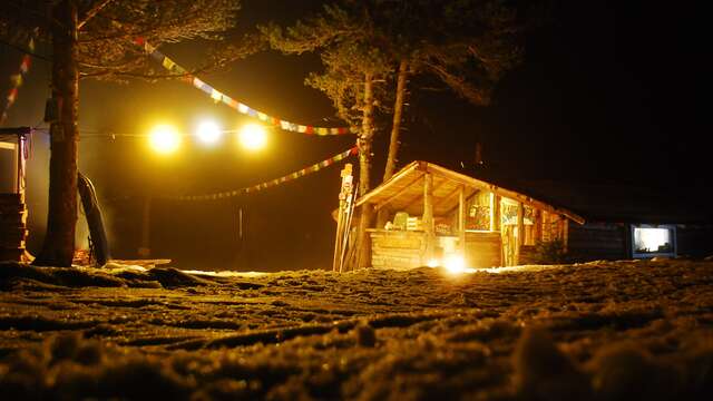 Yourtes et Tipis en hiver  - Nuit nomade