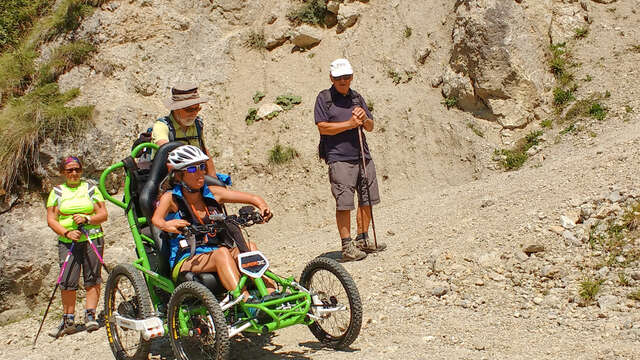 Quadrix Watt's - Fauteuil tout terrain électrique pour les sportifs