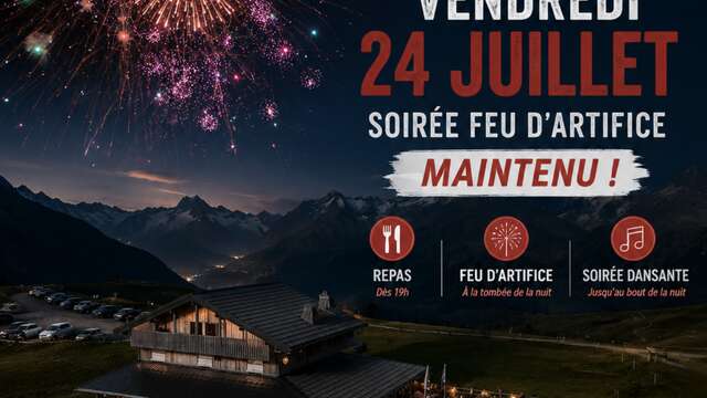Soirée feu d'artifice et musique
