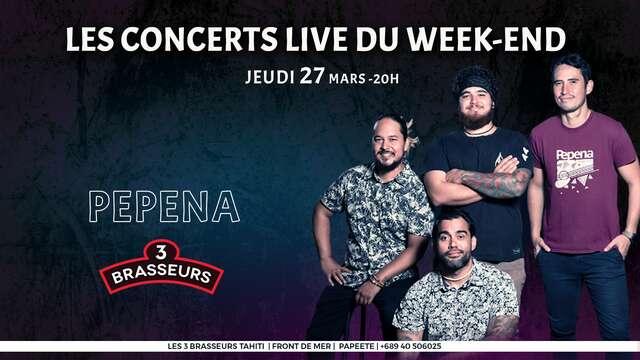 Pepena in concert - 3 Brasseurs Tahiti