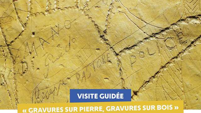 Visite guidée "Gravures sur pierre, gravures sur bois"