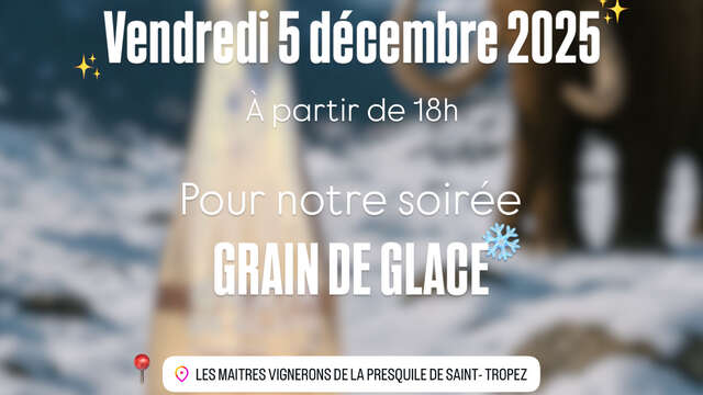 Lancement “Grain de glace”