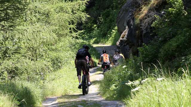 Itinéraire VTT - T : E-Bike MB France-Italie depuis Servoz