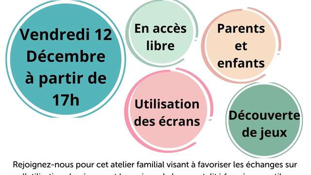 Soirée Parentalité numérique et jeux vidéo