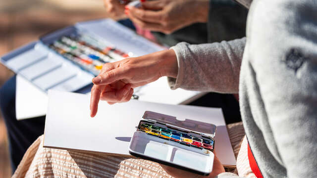 L’art du carnet de voyage à l’aquarelle – inspiration Magie de Noël