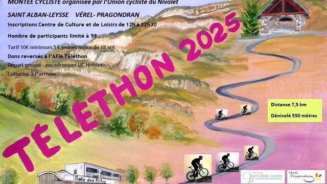 Téléthon 2025 : l’Union Cycliste Nivolet se met en selle pour faire grimper les dons !