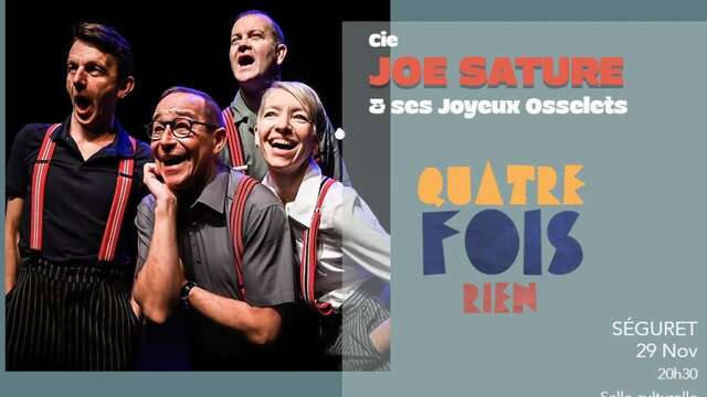 Spectacle de "Joe Sature  & ses joyeux osselets"-  Festival Après les Vendanges