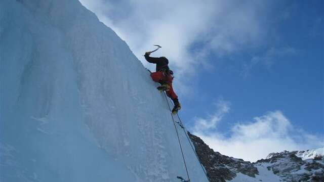 Alpinisme et cascades de glace avec Baptiste Sicre