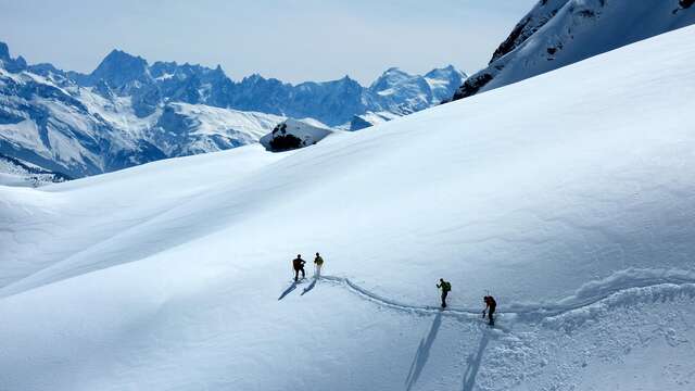 Cours de ski de randonnée avec Marco Deshayes