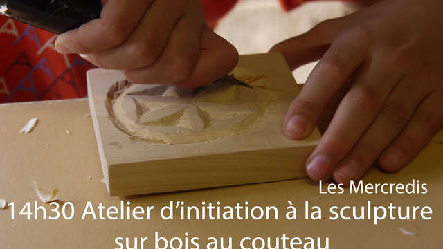 Atelier initiation à la sculpture sur bois au couteau