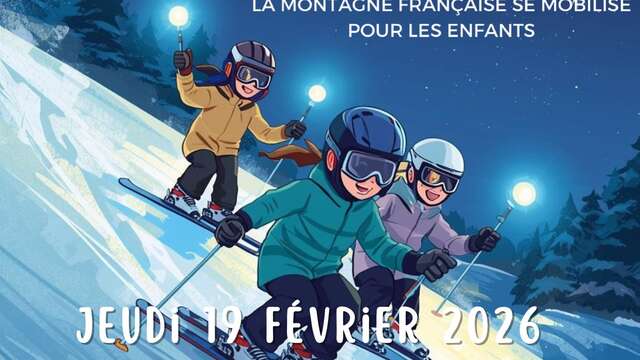 Descentes aux flambeaux solidaires à Corrençon en Vercors