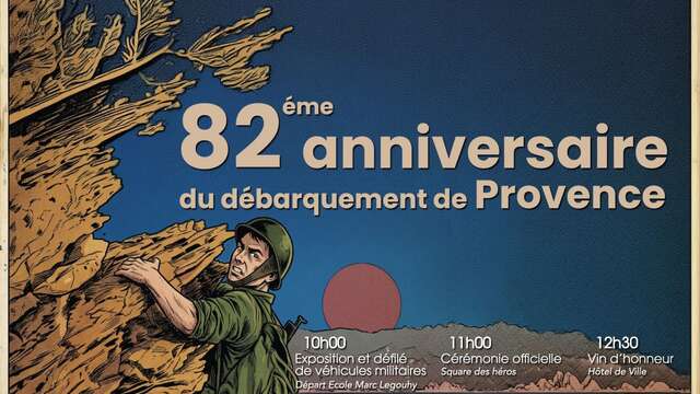 82. Jahrestag der Landung in der Provence
